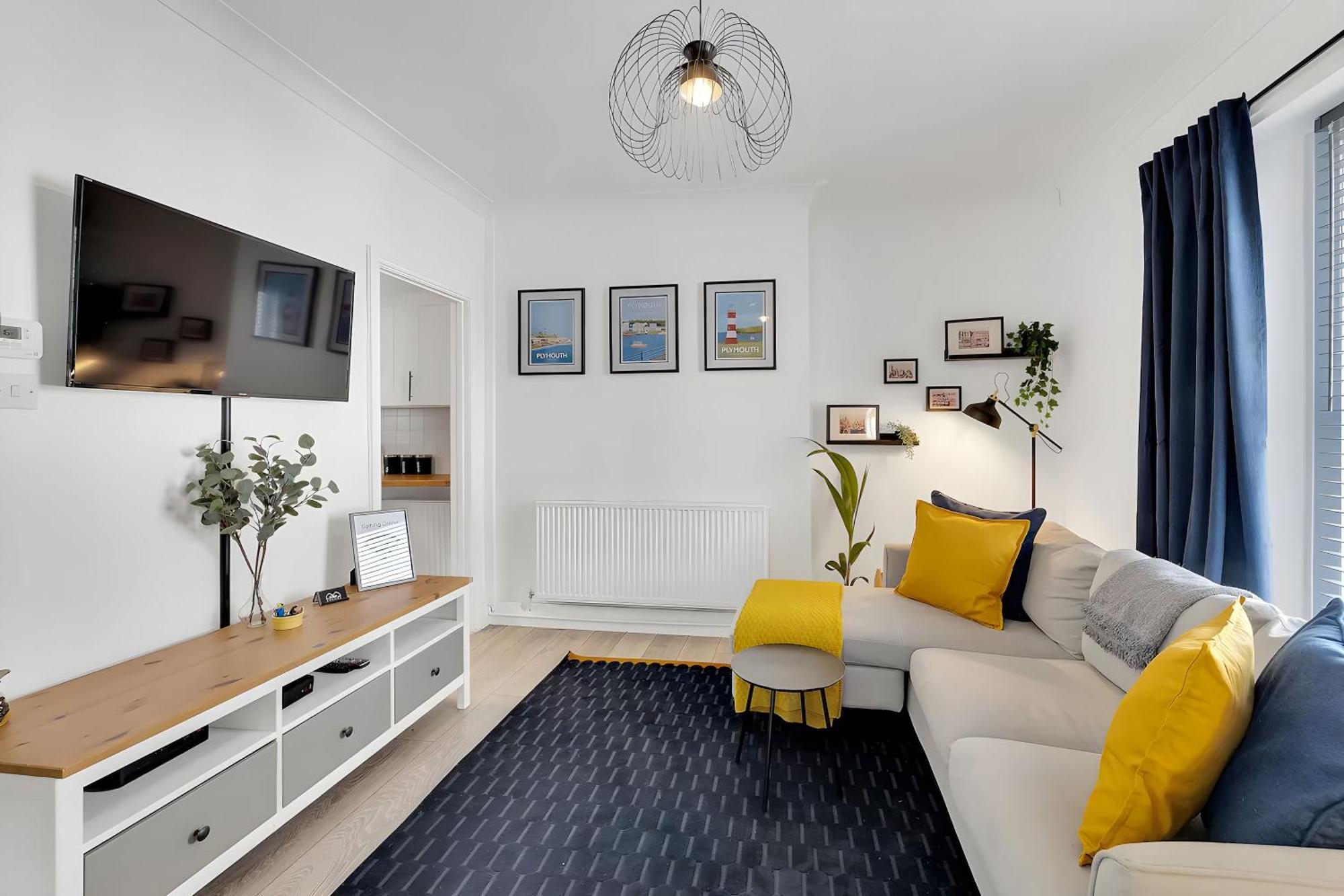 City Centre 2 Bedroom Apt - Free Parking - Wifi - Smart Tv Plymouth Exterior foto